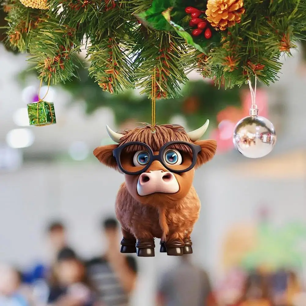 Cartoon Cow Car Pendant Fine Texture Workmanship Christmas Tree Ornament Home Decoration Festival Rearview Mirror Window Decor
Cartoon Cow Car Pendant Fine Texture Workmanship Christmas Tree Ornament Home Decoration Festival Rearview Mirror Window Decor