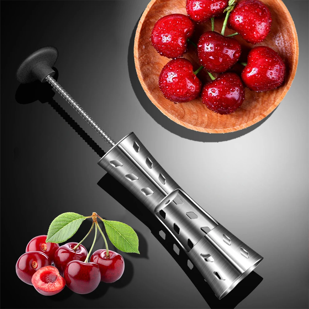 New 304 Stainless Steel Cherry Pitter Cherry Seed Remover Tool 12mm Pitter Size Press Type Stoner Fruit Pit Corer Kitchen Gadget
New 304 Stainless Steel Cherry Pitter Cherry Seed Remover Tool 12mm Pitter Size Press Type Stoner Fruit Pit Corer Kitchen Gadget