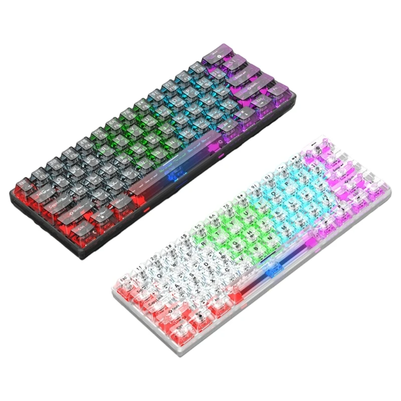 Механическая игровая клавиатура 40GE, Офисная компьютерная клавиатура с 61 клавишами, Полностью прозрачная USB-клавиатура с подсветкой для ПК и ноутбука
Механическая игровая клавиатура 40GE, Офисная компьютерная клавиатура с 61 клавишами, Полностью прозрачная USB-клавиатура с подсветкой для ПК и ноутбука