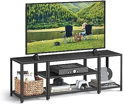 TV Stand for TVs to 75 Inches, 3-Tier Entertainment Center, Industrial TV Console Table with Open Storage Shelves, for Living R
TV Stand for TVs to 75 Inches, 3-Tier Entertainment Center, Industrial TV Console Table with Open Storage Shelves, for Living R