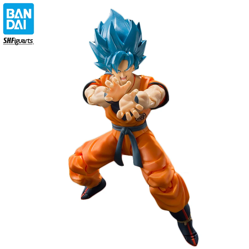 Bandai Original Dragon Ball Super Saiyan God Son Goku Blue Hair S.H.Figuarts PVC Figure Anime Model Toys Gift Kids Toys
Bandai Original Dragon Ball Super Saiyan God Son Goku Blue Hair S.H.Figuarts PVC Figure Anime Model Toys Gift Kids Toys