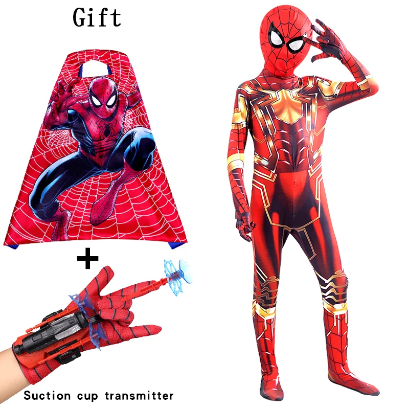 

Anime Spiderman Plastic Cosplay Costume Glove Hero Movie Launcher Wrist Set Funny Decorate Children Funny Educational