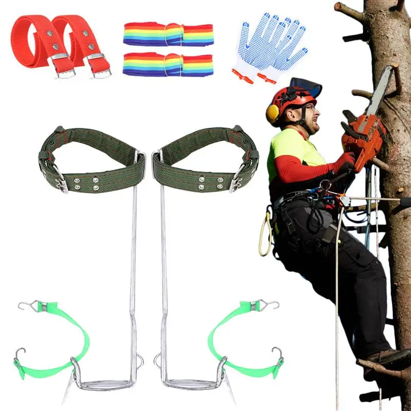 Pole Climbing Gear Kit Professional Pole Climbing Tree Spikes Strong Load-Bearing Comfortable Tree Climbing Tool For Climbing
Pole Climbing Gear Kit Professional Pole Climbing Tree Spikes Strong Load-Bearing Comfortable Tree Climbing Tool For Climbing
