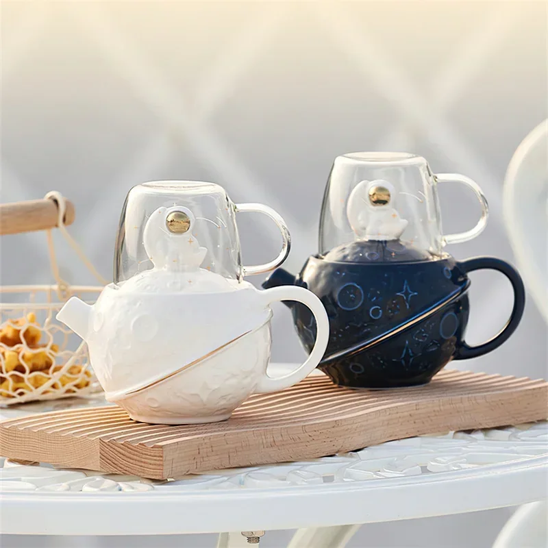 1 Pot 1 Cup Gift Box Set Creative Starry Sky Coffee Tea Set Glass Cup Ceramic Pot Porcelain Kettle Teaware Drinking Utensils
1 Pot 1 Cup Gift Box Set Creative Starry Sky Coffee Tea Set Glass Cup Ceramic Pot Porcelain Kettle Teaware Drinking Utensils