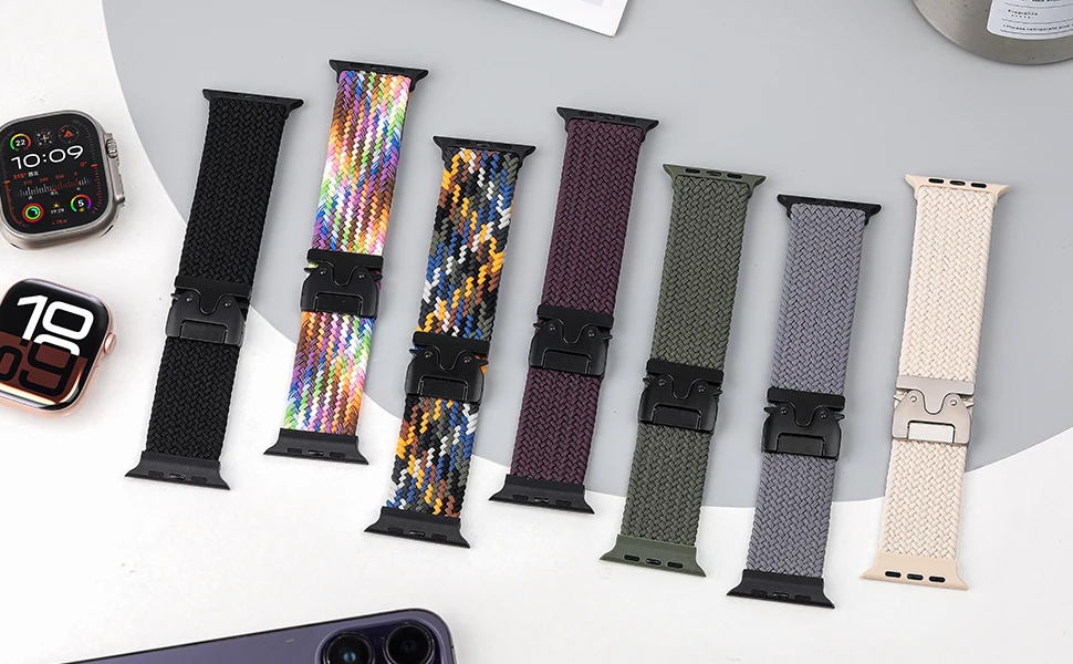 Braided Band For Apple Watch Straps 40 mm 44mm 46mm 42mm 49mm 45mm 41mm 38mm Bracelet IWatch Series 10 SE 9 8 7 6 Ultra 2 bands Braided Band For Apple Watch Straps 40 mm 44mm 46mm 42mm 49mm 45mm 41mm 38mm Bracelet IWatch Series 10 SE 9 8 7 6 Ultra 2 bands