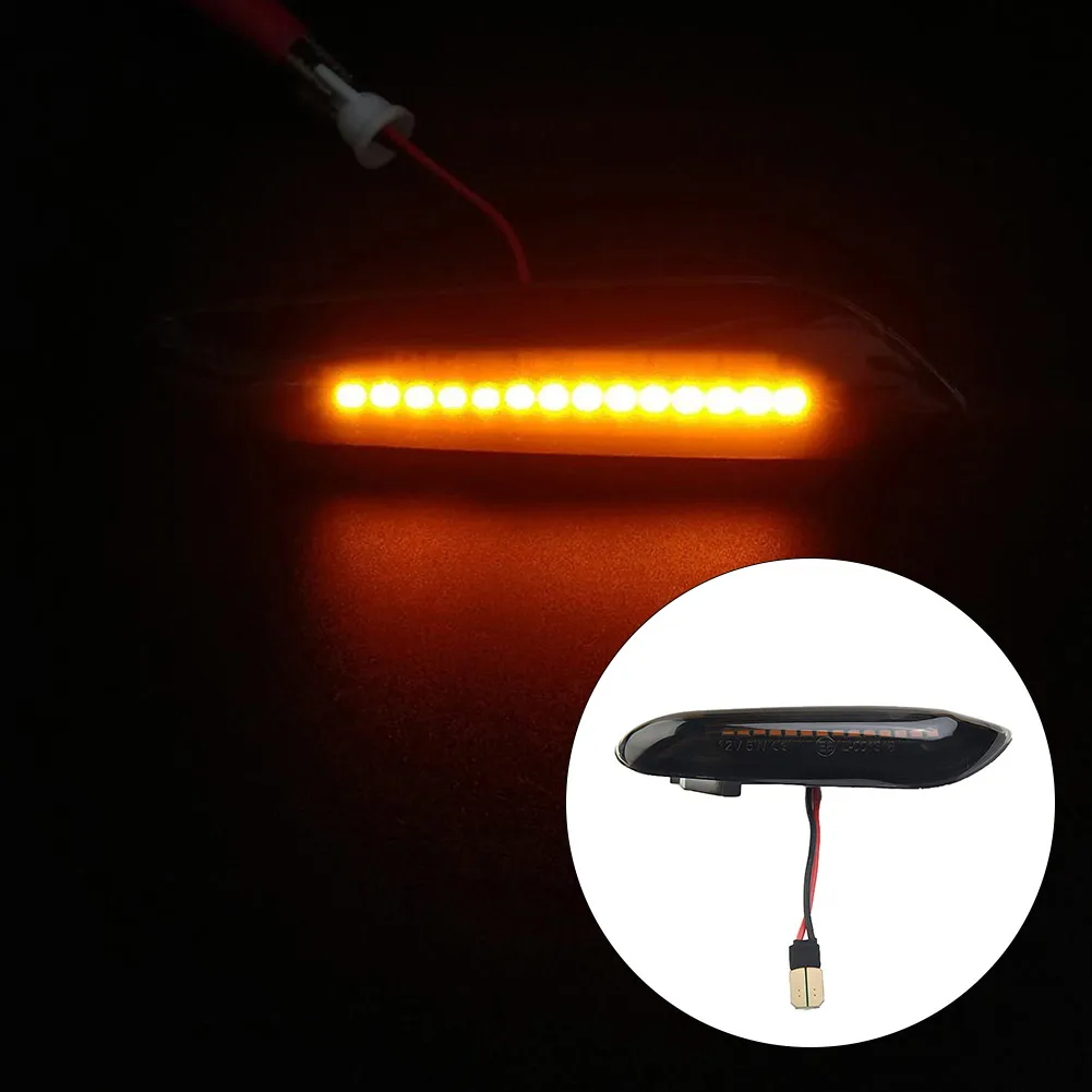 2x Flashing Lamp Car Turn Signal Lamps Smoke Lens Dynamic LED Turn Signal Side Marker Light For For For BMW X3 X1 E60 E46 E90
2x Flashing Lamp Car Turn Signal Lamps Smoke Lens Dynamic LED Turn Signal Side Marker Light For For For BMW X3 X1 E60 E46 E90