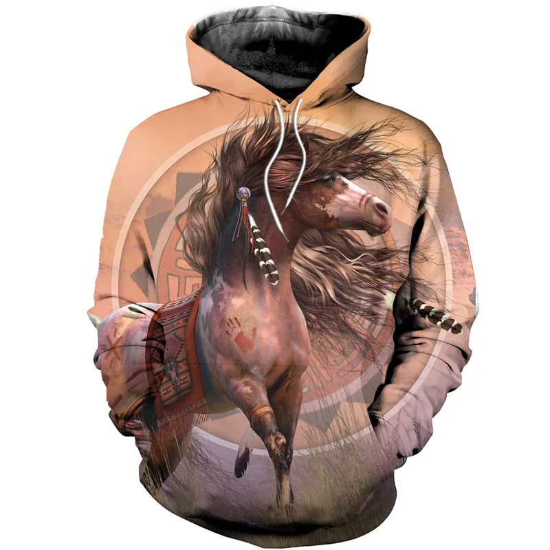 New 3D Full Body Print Horse Vest Pattern Pullover Casual European and American Style Zip Hoodie Street Harajuku Sweatshirt
New 3D Full Body Print Horse Vest Pattern Pullover Casual European and American Style Zip Hoodie Street Harajuku Sweatshirt