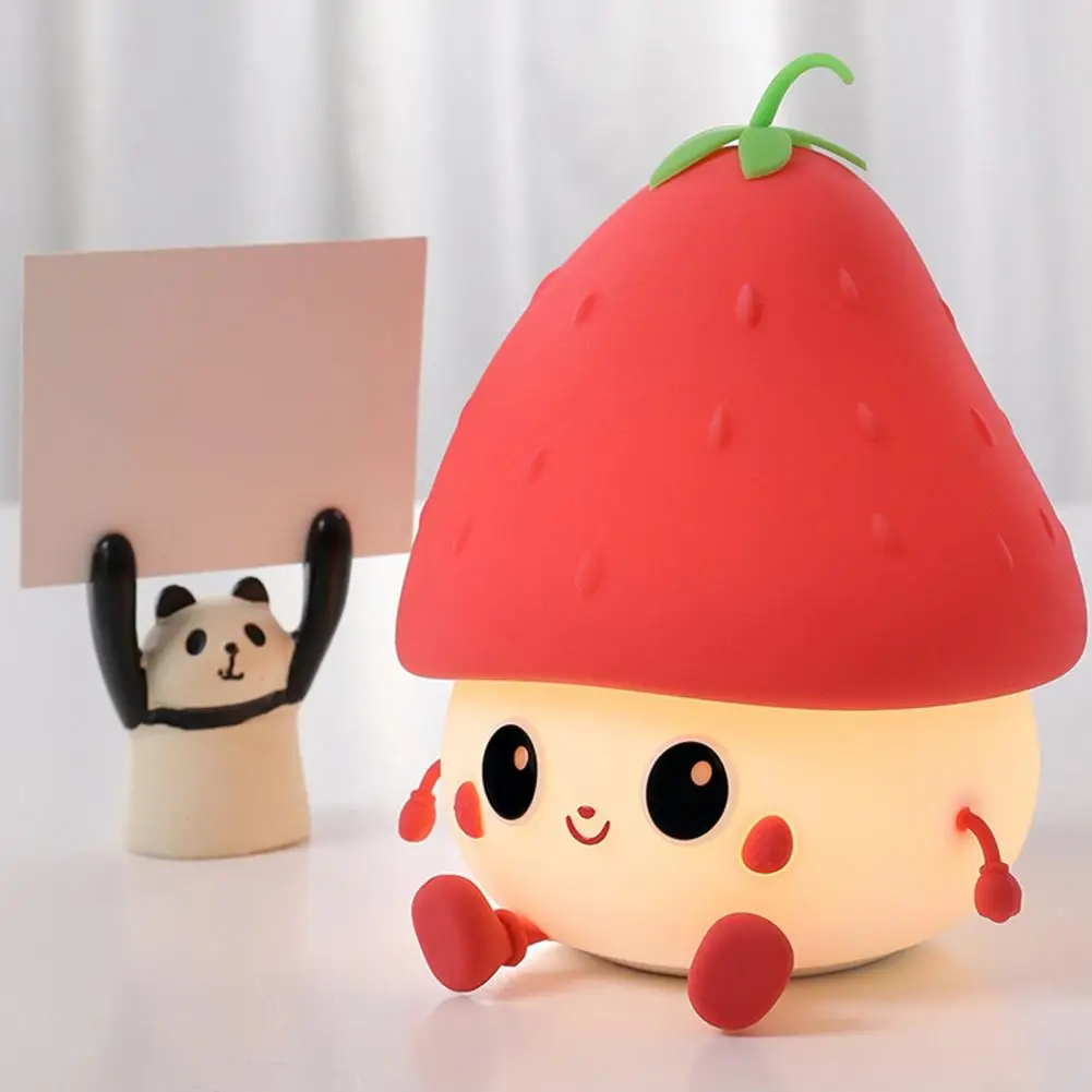 Adjustable Brightness Baby Night Light Rechargeable Night Light Rechargeable Strawberry Night Lamp with Dimmable Touch Control
Adjustable Brightness Baby Night Light Rechargeable Night Light Rechargeable Strawberry Night Lamp with Dimmable Touch Control
