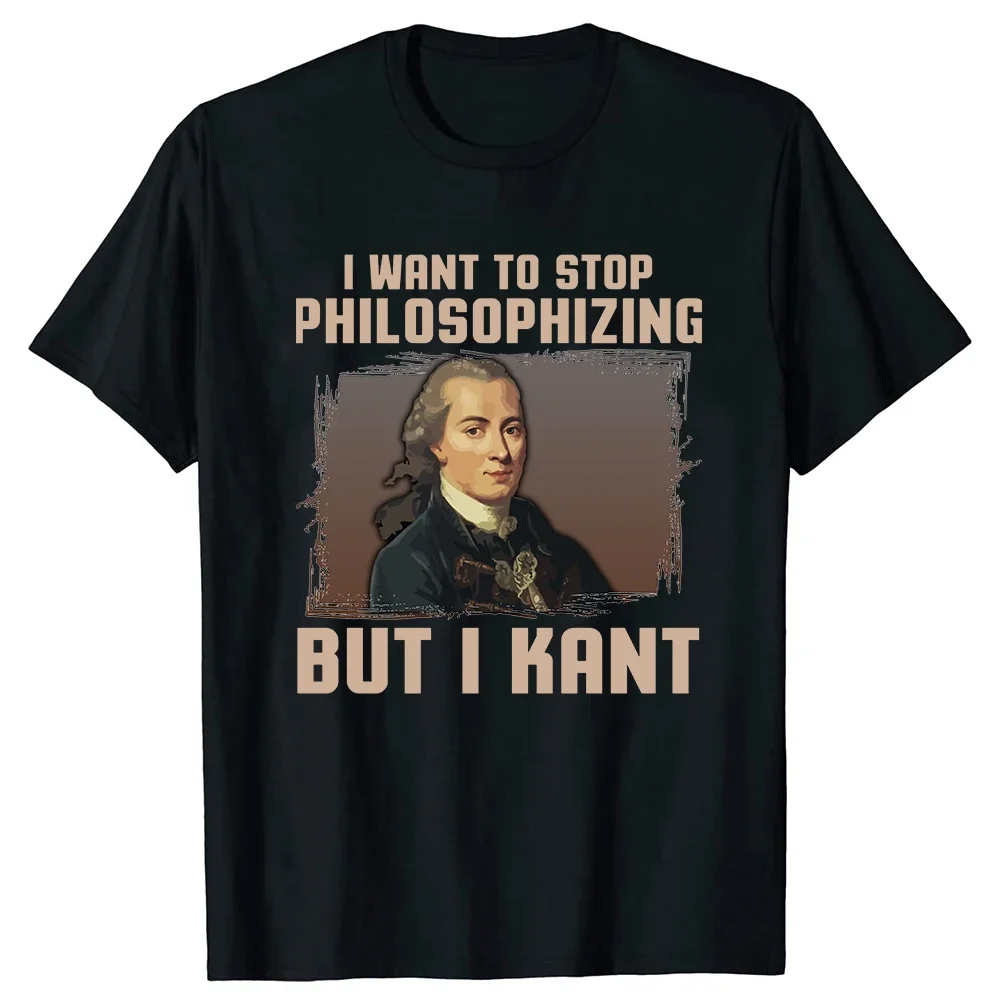 Casual Basic T-shirts Philosophy T Shirts But I Kant Stop Philosophizing Tee Tops Round Neck Short-Sleeve Fashion Clothing 2024
Casual Basic T-shirts Philosophy T Shirts But I Kant Stop Philosophizing Tee Tops Round Neck Short-Sleeve Fashion Clothing 2024