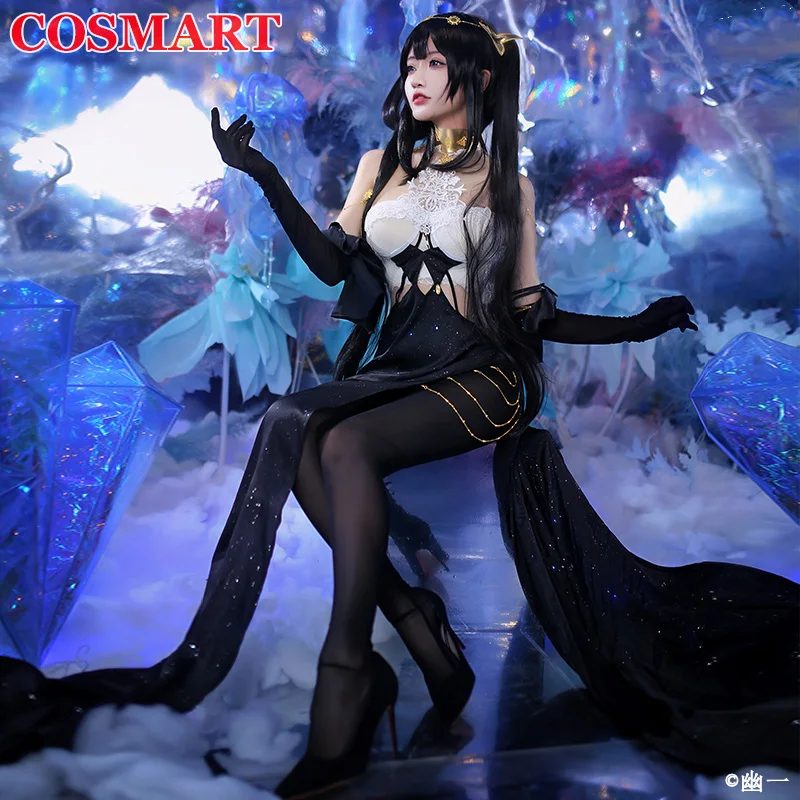 

COSMART Game Azur Lane HMS Chen Hai Party Dress Uniform Role Play Outfit Cosplay Costume Halloween Carnival Women 2023 New