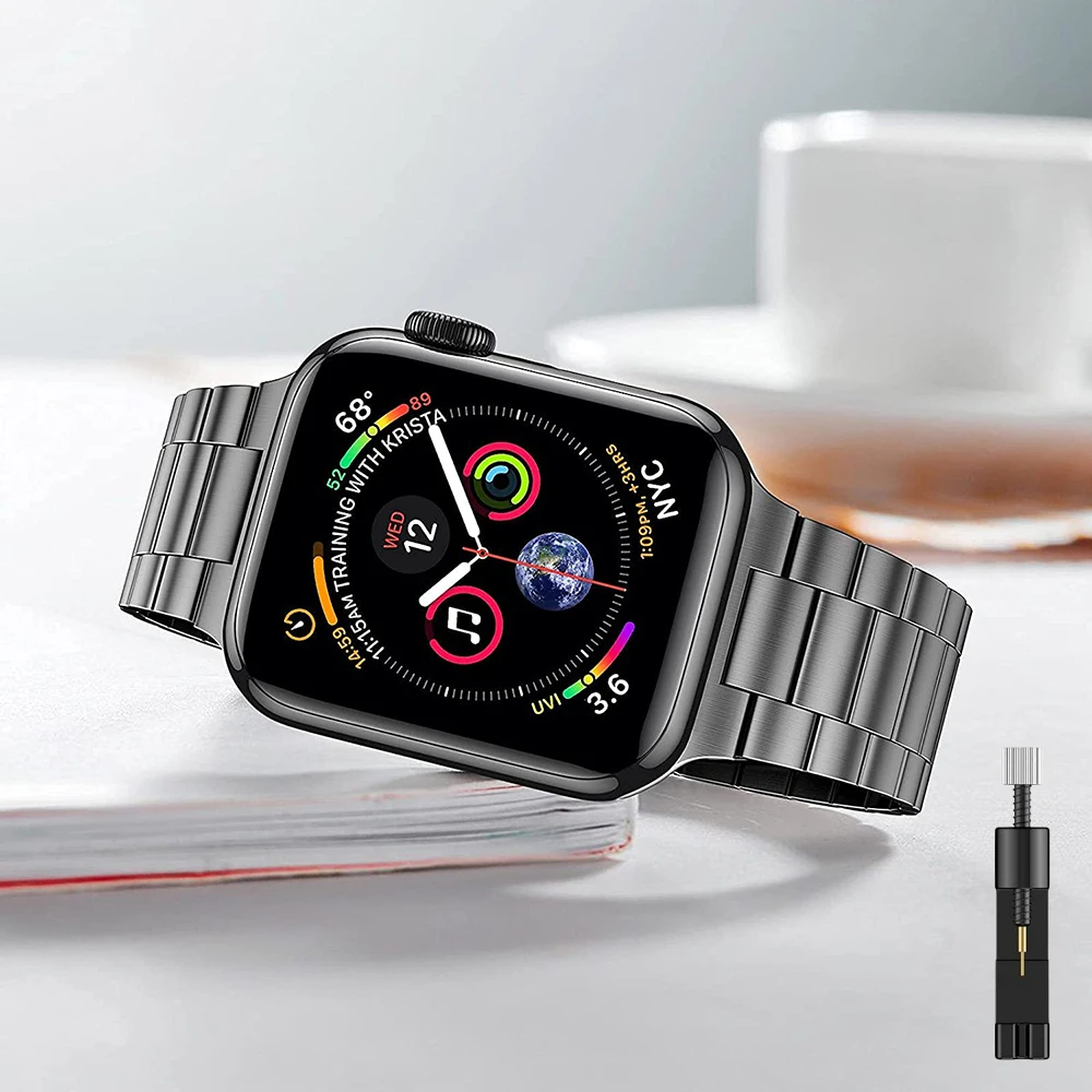 Metal Strap for Apple Watch Band 45mm 41mm 44mm 40mm 42mm 38mm 49mm Stainless Steel Wristband iWatch Series Ultra 8 7 6 5 4 3 SE
Metal Strap for Apple Watch Band 45mm 41mm 44mm 40mm 42mm 38mm 49mm Stainless Steel Wristband iWatch Series Ultra 8 7 6 5 4 3 SE