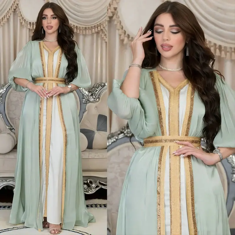 LAMYA Muslim Plus Size Prom Party Dresses 3 piece set Moroccan Caftan Evening Dress Satin Arabic Marocain Robe de soirée
LAMYA Muslim Plus Size Prom Party Dresses 3 piece set Moroccan Caftan Evening Dress Satin Arabic Marocain Robe de soirée