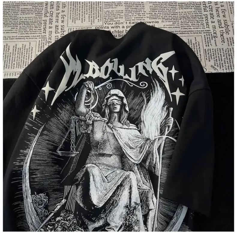 High Quality Vintage Short Sleeve T-Shirt For Men And Women Summer Loose European And American Round Neck Couple Pure Cotton Top
High Quality Vintage Short Sleeve T-Shirt For Men And Women Summer Loose European And American Round Neck Couple Pure Cotton Top