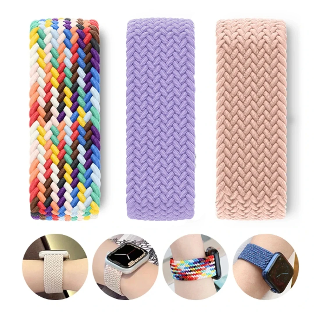 Braided Solo Loop Strap For Apple Watch Band 45mm 44mm 41mm 40mm 42mm 38mm Nylon Bracelet iwatch Series 9 8 7 5 SE 6 Ultra 49mm
Braided Solo Loop Strap For Apple Watch Band 45mm 44mm 41mm 40mm 42mm 38mm Nylon Bracelet iwatch Series 9 8 7 5 SE 6 Ultra 49mm