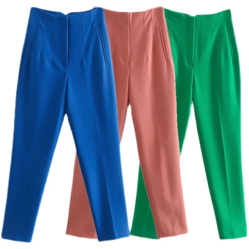 2022 Winter New Women's European and American Style High Waist Slim Straight Casual Pants Sweatpants Women
2022 Winter New Women's European and American Style High Waist Slim Straight Casual Pants Sweatpants Women