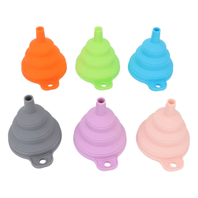 Foldable Funnel Silicone Collapsible Portable Funnel Fuel Hopper Beer Oil Kitchen Accessories Tools Mini Portable Oil Pot Funnel
Foldable Funnel Silicone Collapsible Portable Funnel Fuel Hopper Beer Oil Kitchen Accessories Tools Mini Portable Oil Pot Funnel