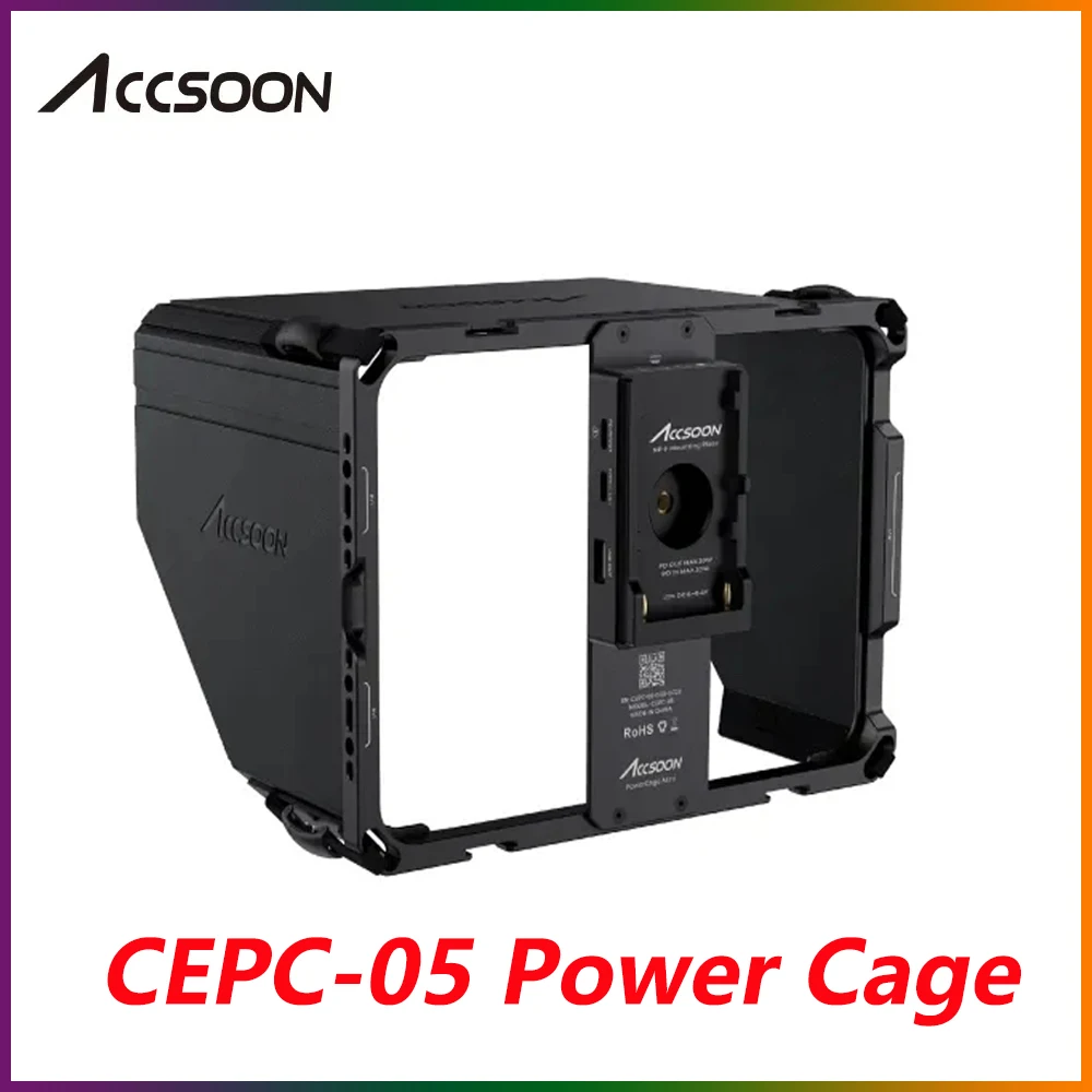 Accsoon CEPC-05 Power Cage для Ipad Mini6 8,3 дюймов с Sunhood NPF аккумуляторная Пряжка для зарядки используйте с SeeMo, аксессуары SeeMoPro
Accsoon CEPC-05 Power Cage для Ipad Mini6 8,3 дюймов с Sunhood NPF аккумуляторная Пряжка для зарядки используйте с SeeMo, аксессуары SeeMoPro