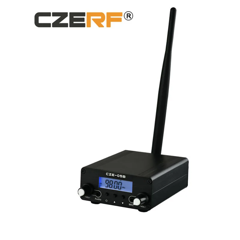 

FM Broadcast Transmitter Stereo PLL Radio Station 76MHz-108MHz for Church Home Party 0.5W CZE-05B