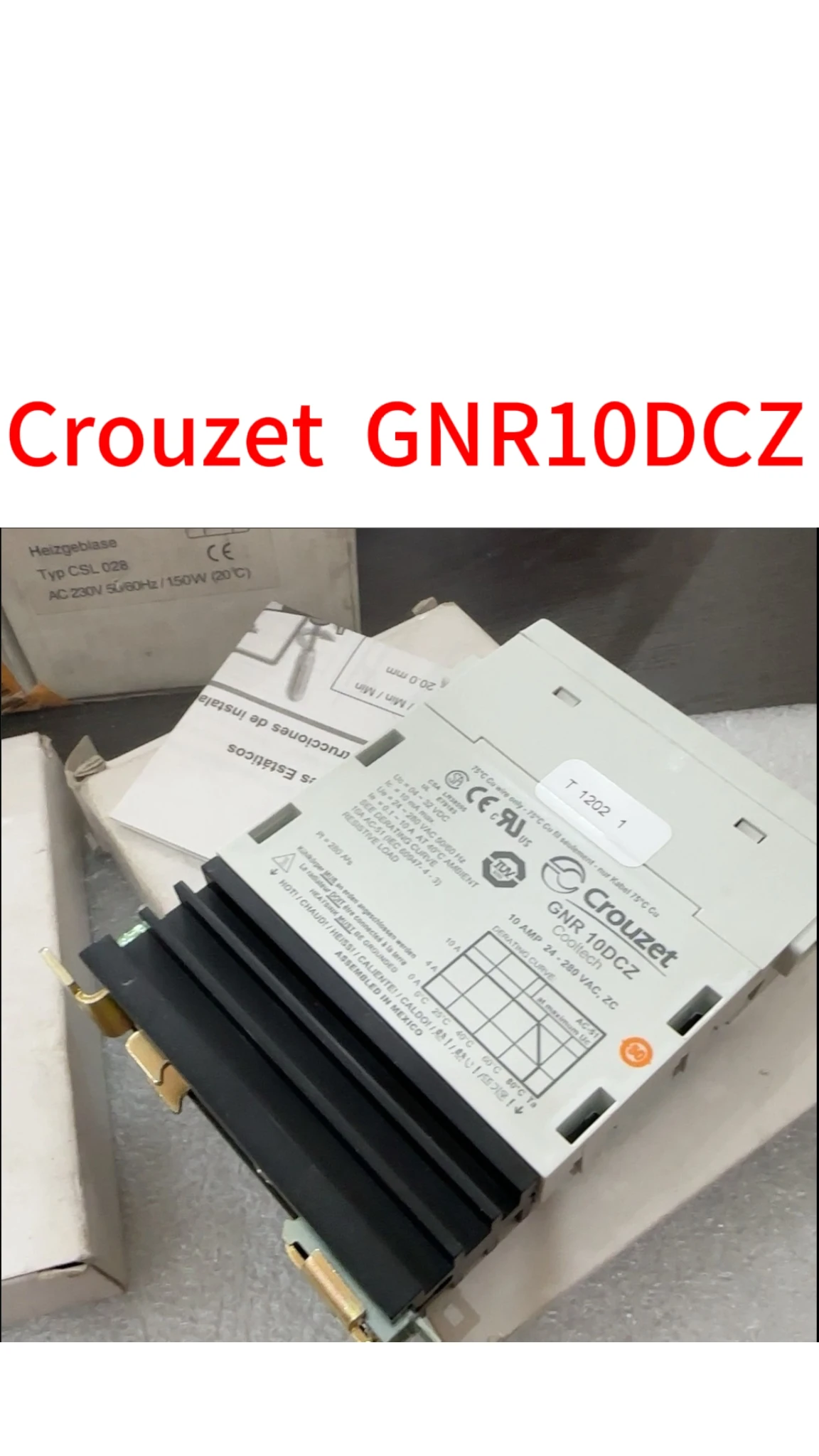 

brand new Crouzet GNR10DCZ