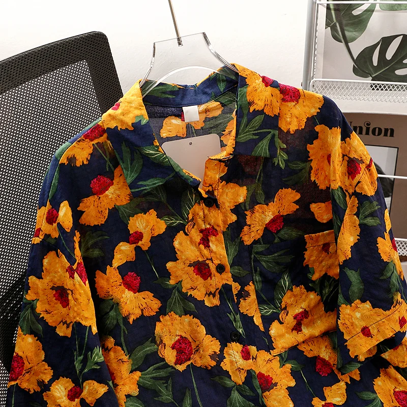 Hawaiian Floral Shirts Ins Short Sleeve Beach Shirt Men Button Up Casual Shirt Women Blouse Loose Korean Japanese Vacation Tops
Hawaiian Floral Shirts Ins Short Sleeve Beach Shirt Men Button Up Casual Shirt Women Blouse Loose Korean Japanese Vacation Tops