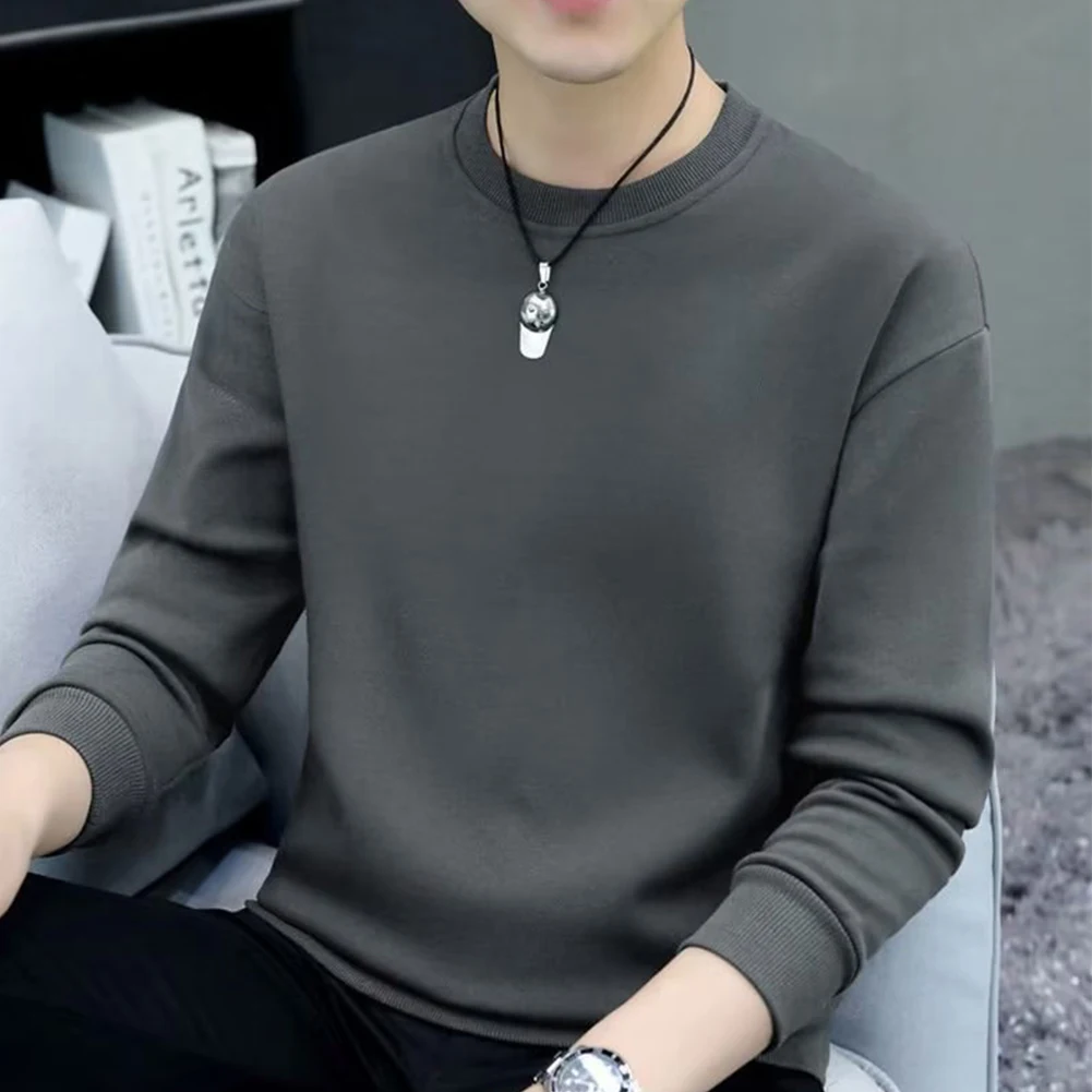 Fashion Men's O Neck T-Shirts Spring Autumn Long Sleeve Loose Casual Undershirts Tees Tops Thermal T-shirts For Male
Fashion Men's O Neck T-Shirts Spring Autumn Long Sleeve Loose Casual Undershirts Tees Tops Thermal T-shirts For Male