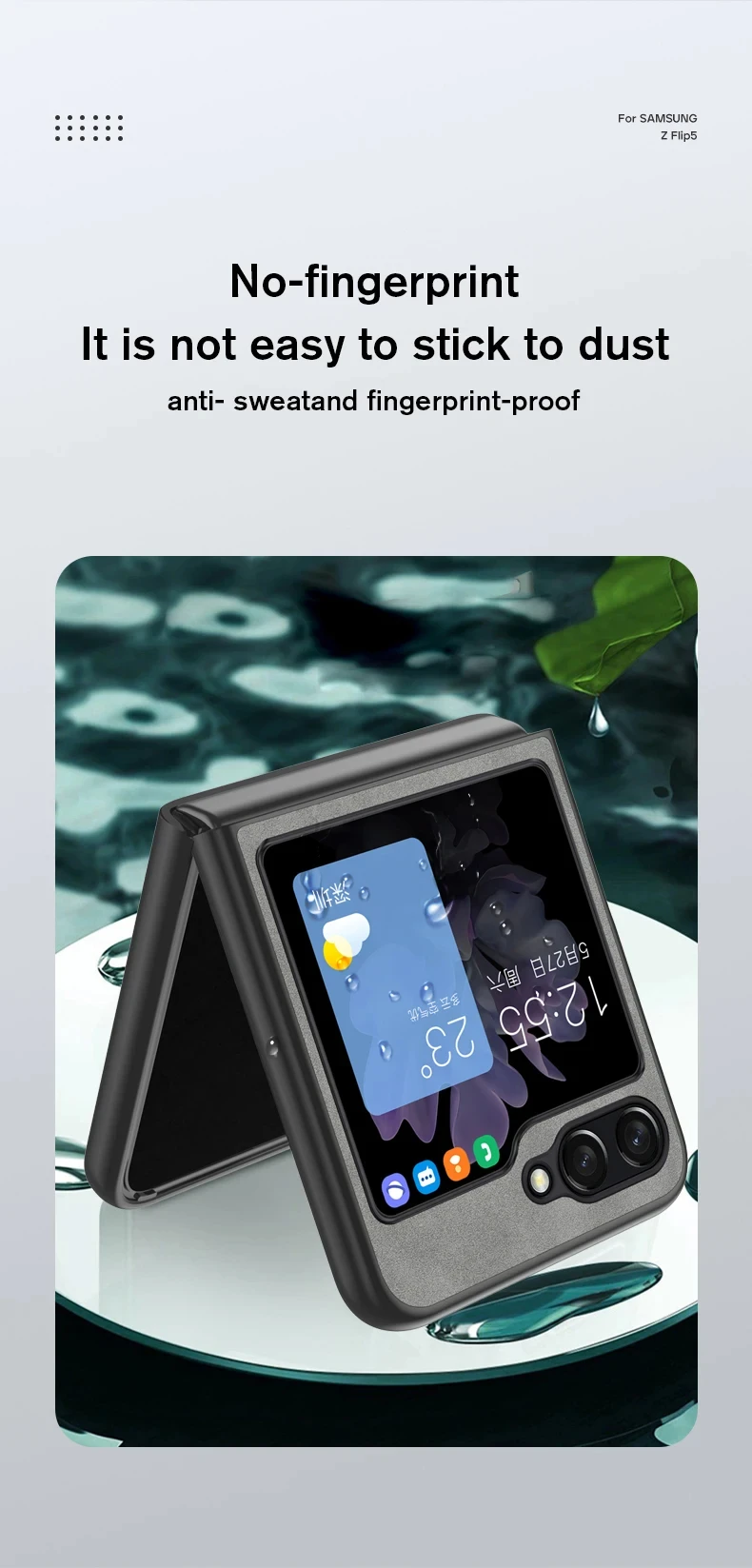 Étui en cuir de mouton vintage pour Samsung Galaxy Z Flip4 Flip5 Flip3 5g, Flip 5 4 3, coque arrière rétro antichoc pour hommes, luxe Zflip 13