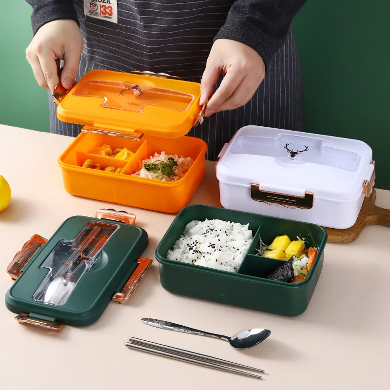 Divided Lunch Box Silicone Seal Tableware Office Student Insulated Bento Box Square Fast Food Box Kitchen Food Storage Container
Divided Lunch Box Silicone Seal Tableware Office Student Insulated Bento Box Square Fast Food Box Kitchen Food Storage Container