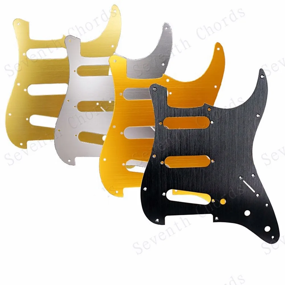 11 Hole SSS Metal 5 Color Guitar Pickguard Pick Guard Scratch Plate For Strat Electric Guitars Perfect Accessories Parts
11 Hole SSS Metal 5 Color Guitar Pickguard Pick Guard Scratch Plate For Strat Electric Guitars Perfect Accessories Parts