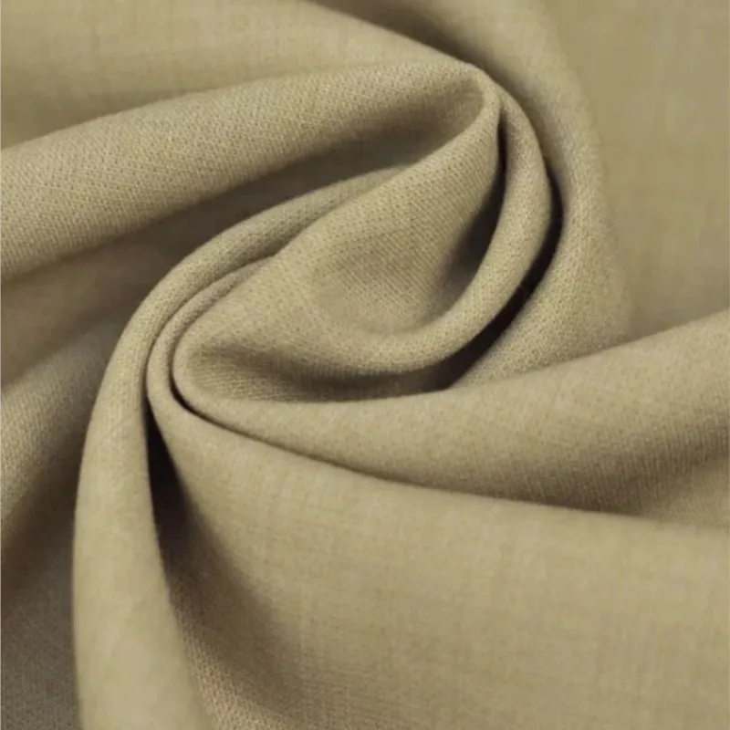 

Imitation Cotton Linen Suit Fabric Solid Color Anti-Wrinkle Blended Dress Fashion