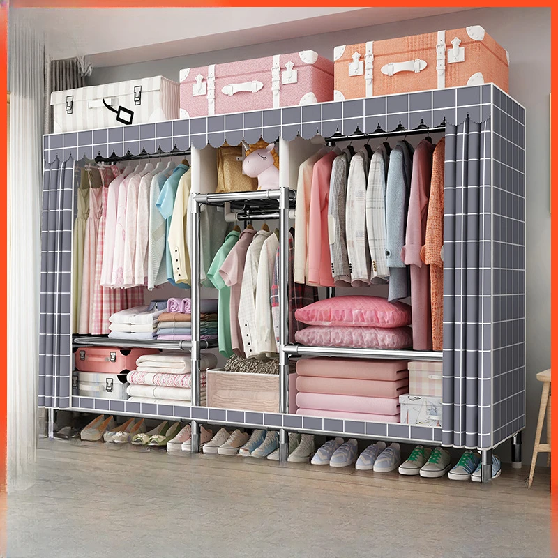 Simple Wardrobe for Household Rental Dormitories Modern Simple Single Person Sturdy Durable Storage Organizing Wardrobe
Simple Wardrobe for Household Rental Dormitories Modern Simple Single Person Sturdy Durable Storage Organizing Wardrobe