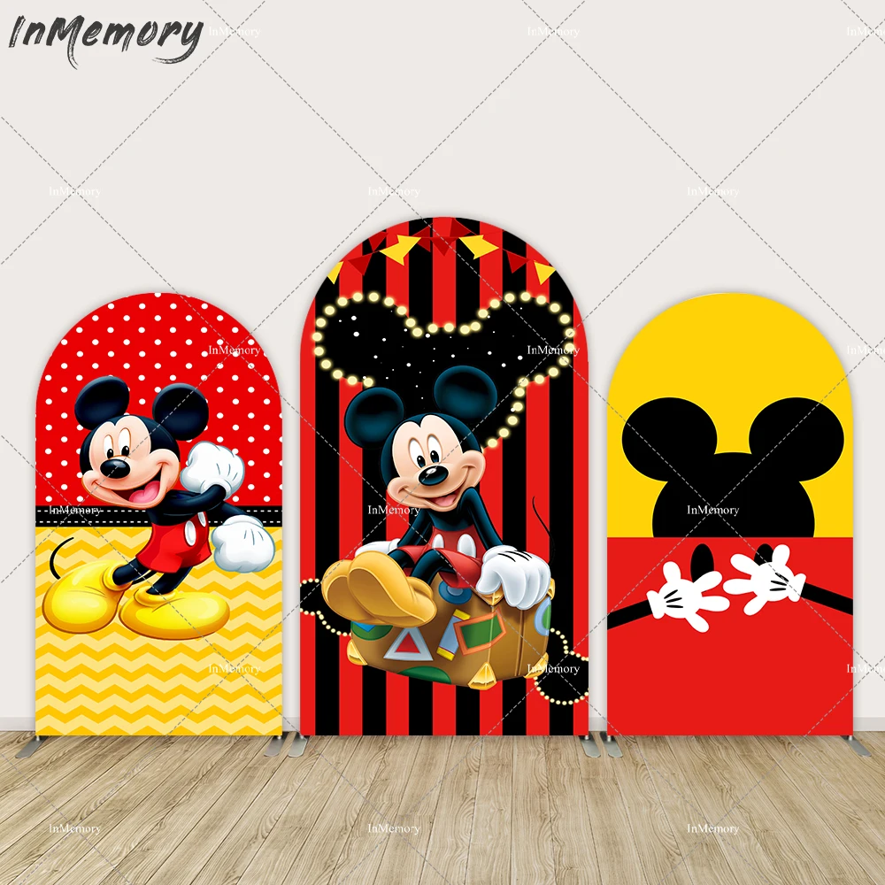 Mickey Mouse Yellow Red Arch Cover Backdrop for Boy Birthday Party Decoration Banner Personalise Baby Shower Party Supplies Wall
Mickey Mouse Yellow Red Arch Cover Backdrop for Boy Birthday Party Decoration Banner Personalise Baby Shower Party Supplies Wall
