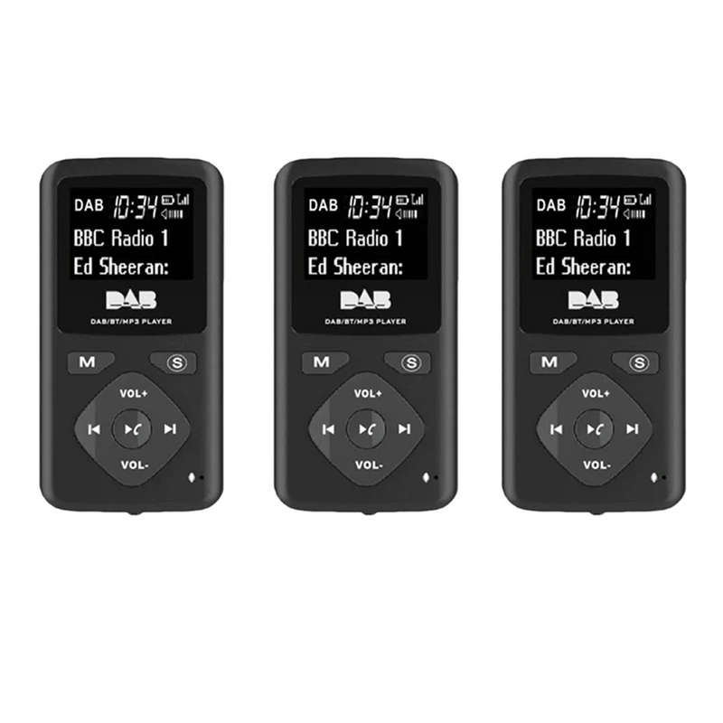 HTHL-3X Portable FM/DAB Digital Bluetooth Radio Personal Pocket FM Mini Radio MP3 Player Micro-USB For Home
HTHL-3X Portable FM/DAB Digital Bluetooth Radio Personal Pocket FM Mini Radio MP3 Player Micro-USB For Home