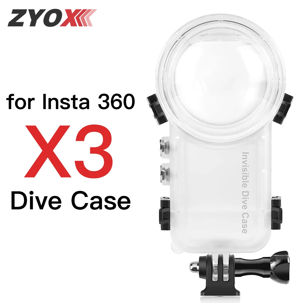 Dive Case For Insta360 X3 Waterproof Housing Cover Underwater 50M Protector Fully Invisible Diving Shell Camera Accessories
Dive Case For Insta360 X3 Waterproof Housing Cover Underwater 50M Protector Fully Invisible Diving Shell Camera Accessories