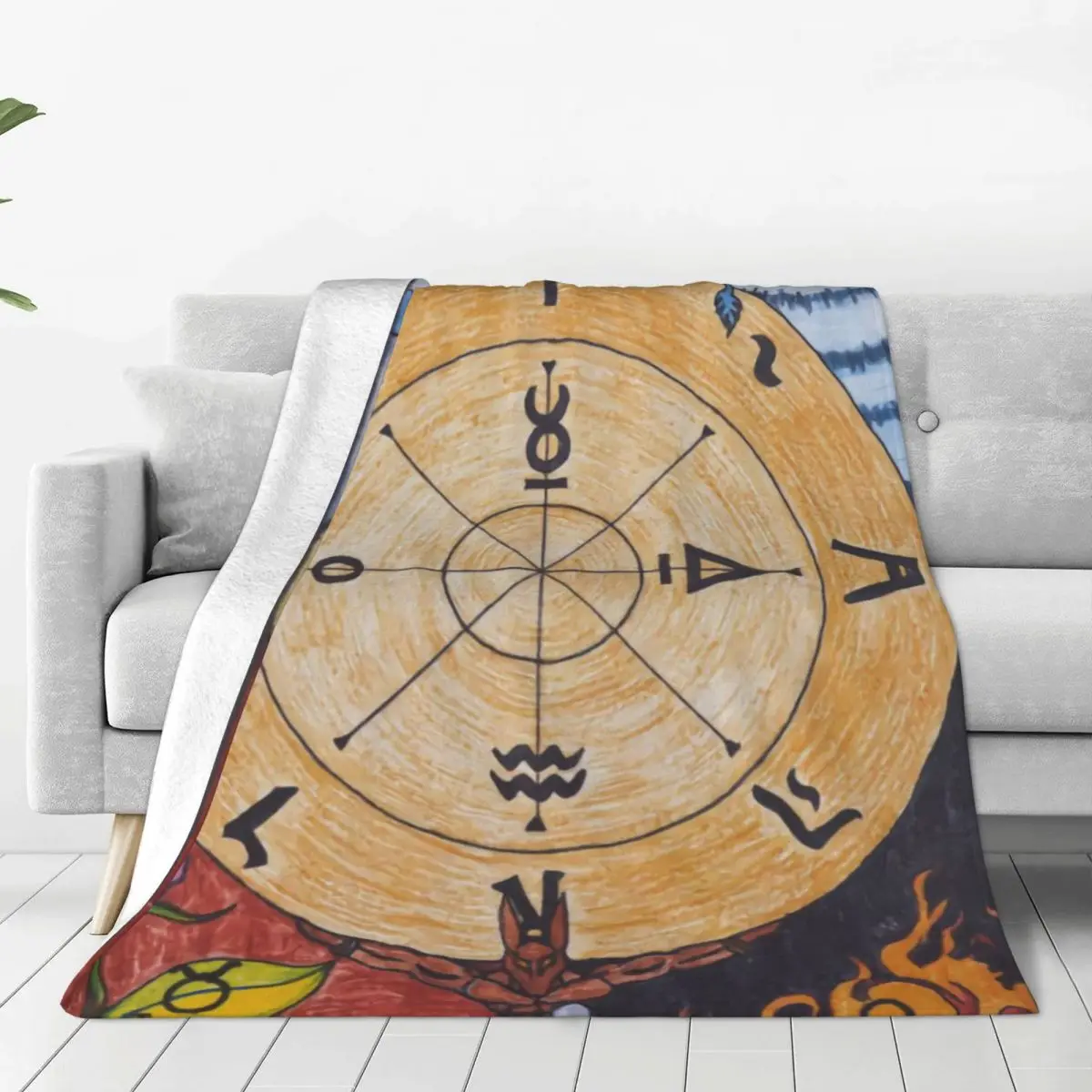 Tarot Divination Occult Blanket Warm Cozy Anti-pilling Flannel Throw Blankets for Bedding Room Decor
Tarot Divination Occult Blanket Warm Cozy Anti-pilling Flannel Throw Blankets for Bedding Room Decor