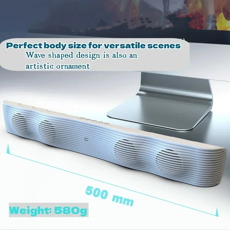 

Original Design BS-21 Wireless Home Theater colorful TV Soundbar Portable FM Radio Outdoor Bluetooth Speakers HIFI Sound Column