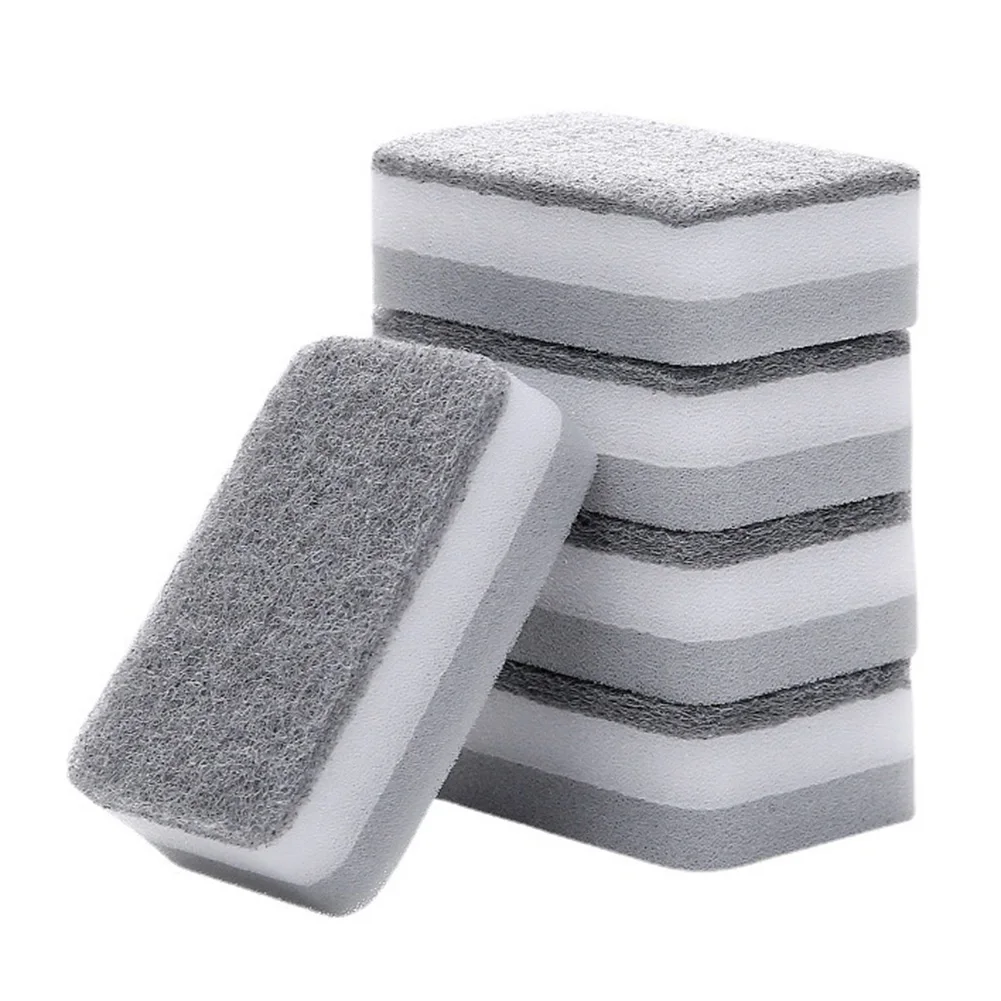 Kitchen Scouring Pad 5pcs Set Reusable Dishwashing Sponge Double Sided Design for Quick and Effective Cleaning White and Gray
Kitchen Scouring Pad 5pcs Set Reusable Dishwashing Sponge Double Sided Design for Quick and Effective Cleaning White and Gray