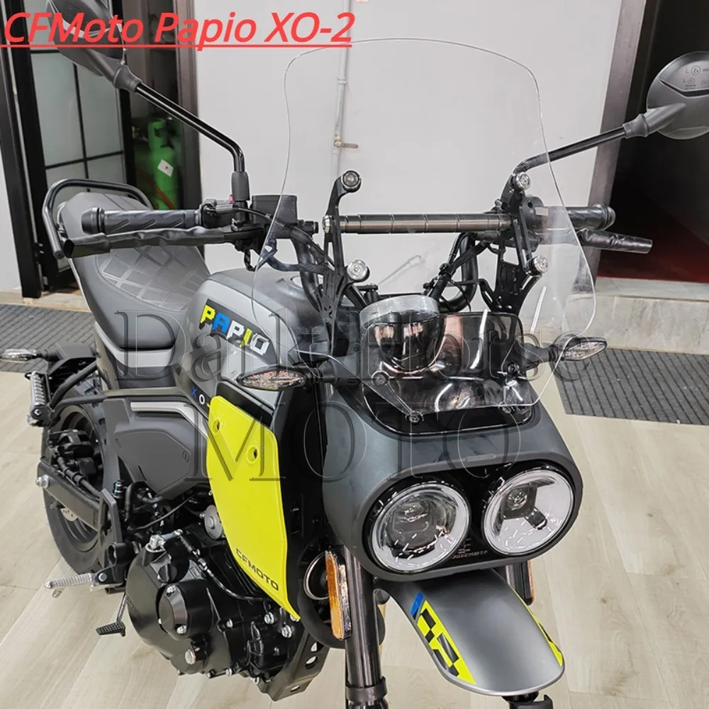 Windscreen Windshield With Front Mask Panel Modified Motorcycle Accessories FOR CFMoto Papio XO-2
Windscreen Windshield With Front Mask Panel Modified Motorcycle Accessories FOR CFMoto Papio XO-2