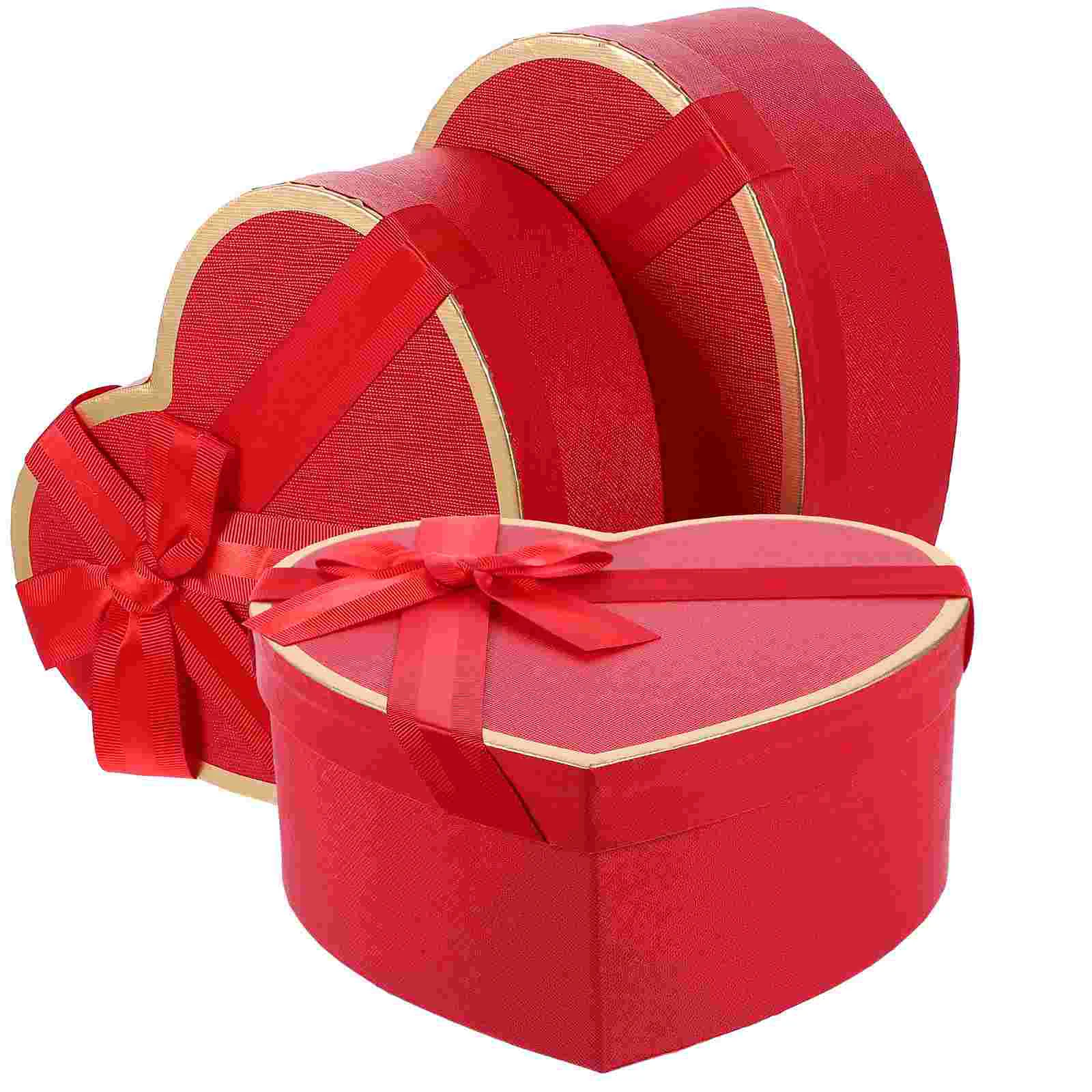 

Heart Shaped Gift Boxes Birthday Gift Valentine's Day Gift Packing Boxes Anniversary Surprise Gifts Wedding Decorations
