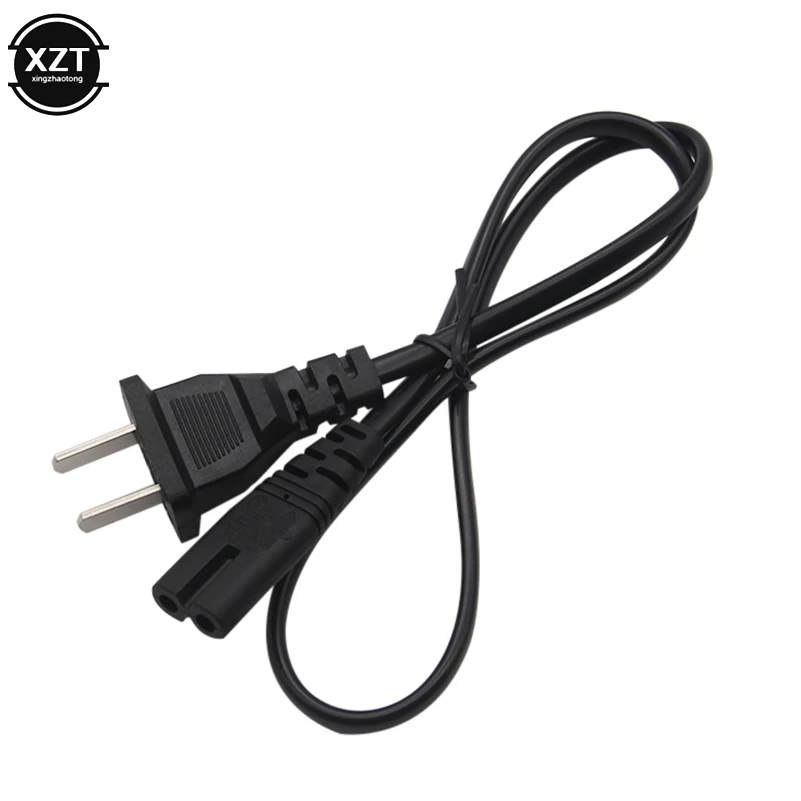 

0.6M 2ft 2 Prong 2 Pin female AC EU Power Supply Cable Cord High Quality Lead Wire Power Cord For Desktop Laptop Radio