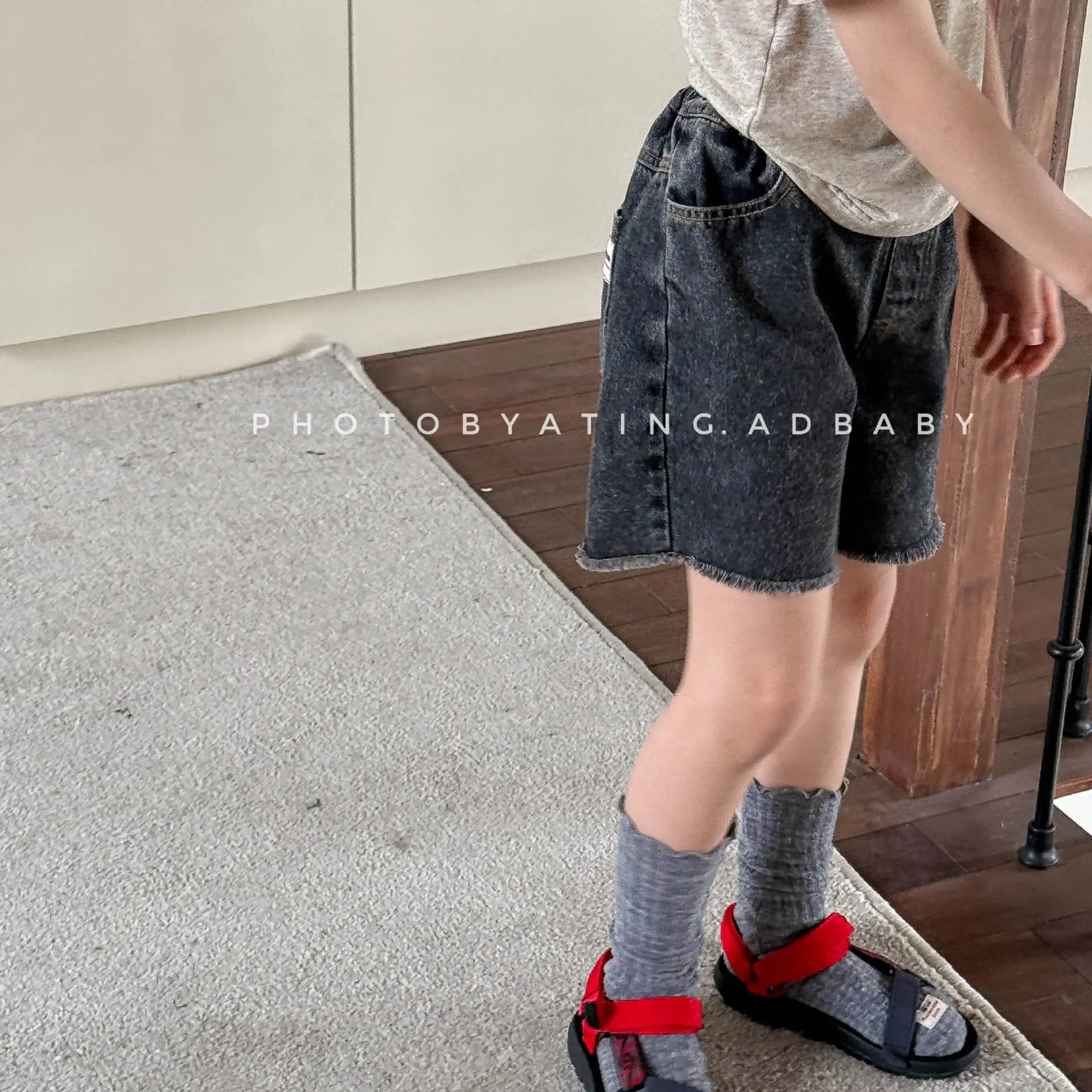 2025 Summer New Girls Denim Shorts Children Casual Pants Loose Boys Jeans Solid Color Baby Shorts Kids Clothes 19 Seafb19dccb7e4715aae85597d9d8263eR