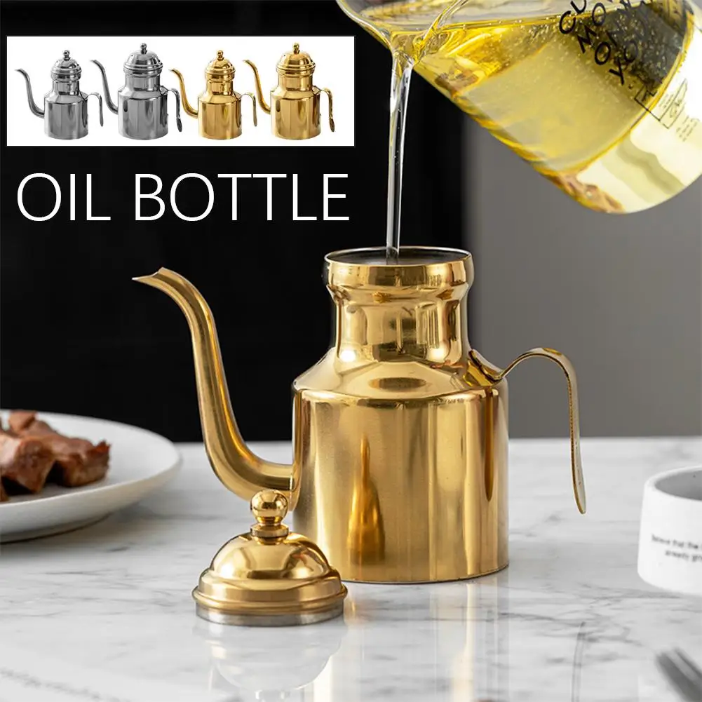 stainless steel oil bottle Olive Oil Can Soy Sauce Tool Leakproof Kitchen Oil Cooking Storage Container Pot Seasoning Dispe D9W4
stainless steel oil bottle Olive Oil Can Soy Sauce Tool Leakproof Kitchen Oil Cooking Storage Container Pot Seasoning Dispe D9W4