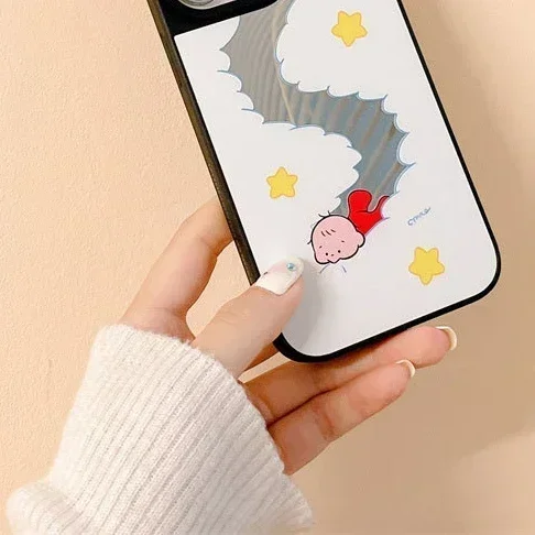 Cartoon Baby Mirror Surface Phone Case Cover for IPhone 11 12 13 14 15 Pro Max Case for IPhone 15 Pro Max
Cartoon Baby Mirror Surface Phone Case Cover for IPhone 11 12 13 14 15 Pro Max Case for IPhone 15 Pro Max