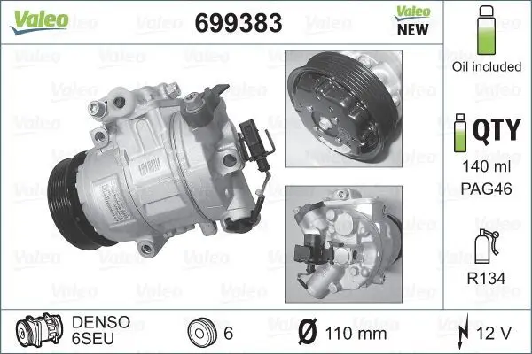 699383 interior air conditioning compressor POLO BORA GOLF IV ROOMSTER RAPID FABIA TOLEDO IBIZA CORDOBA A2 BKY CGGB ATD AXR BKY CGGB ATD AXR
699383 interior air conditioning compressor POLO BORA GOLF IV ROOMSTER RAPID FABIA TOLEDO IBIZA CORDOBA A2 BKY CGGB ATD AXR BKY CGGB ATD AXR