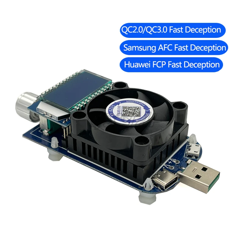 25 Вт 35 Вт QC2.0 QC3.0 USB Электронная нагрузка регулируемый постоянный ток мощность старение Быстрая зарядка приманка емкость разряда Тест KZ35
25 Вт 35 Вт QC2.0 QC3.0 USB Электронная нагрузка регулируемый постоянный ток мощность старение Быстрая зарядка приманка емкость разряда Тест KZ35