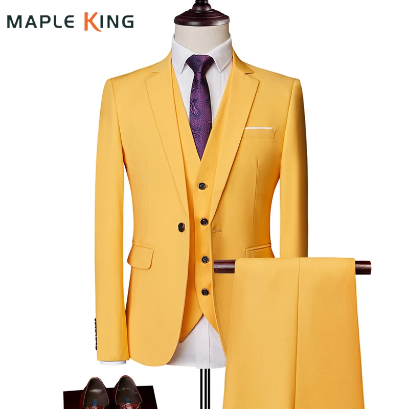 Mens Party Dress Outfit 3 Piece Suit Set Blazer Vest Pants Hombre Gentleman Homme Costume Mariage Business Slim Elegant Jacket
Mens Party Dress Outfit 3 Piece Suit Set Blazer Vest Pants Hombre Gentleman Homme Costume Mariage Business Slim Elegant Jacket