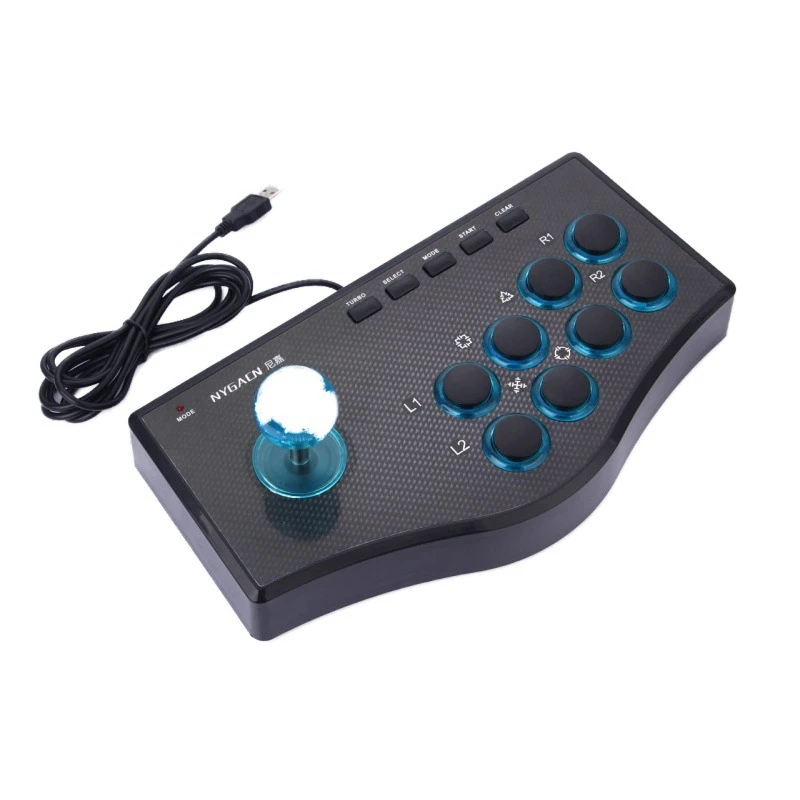 

USB Wired Game Controller Game Rocker Arcade Joystick USBF Stick For PS3 Computer PC Gamepad Gaming Console