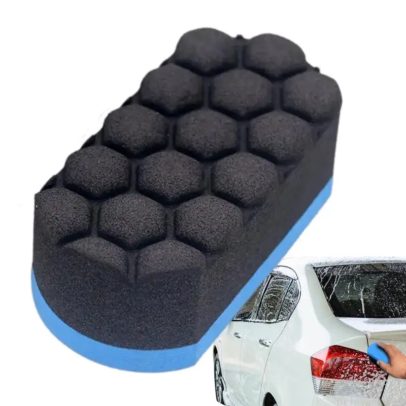 

Car Cleaning Sponge Foam Scrubber Durable Multifunctional Ultra Soft Easy Grip Non-Scratch Car Washing Sponge For Car Buffer