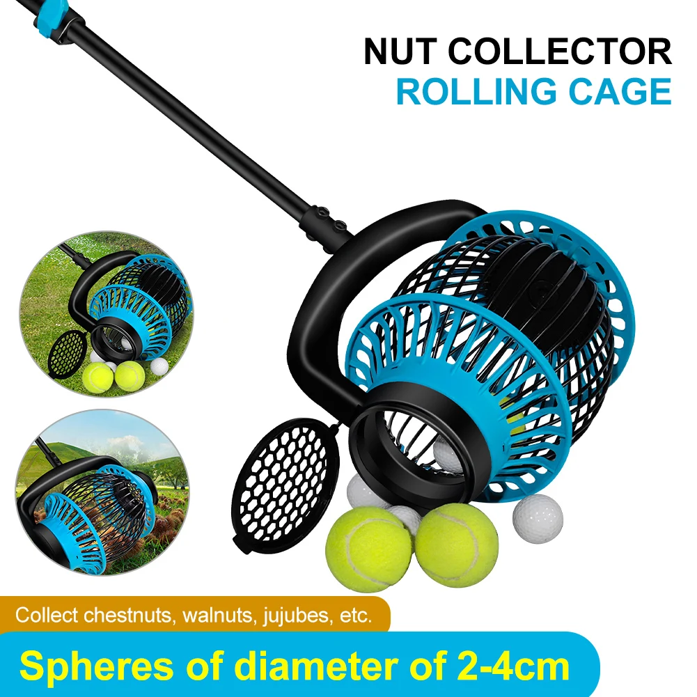 Nut Gatherer Walnut Picker Roller Pinecone Picker Side Opening Dump Telescoping Handle for Chestnut Buckeye Golf Pinecone Apple
Nut Gatherer Walnut Picker Roller Pinecone Picker Side Opening Dump Telescoping Handle for Chestnut Buckeye Golf Pinecone Apple