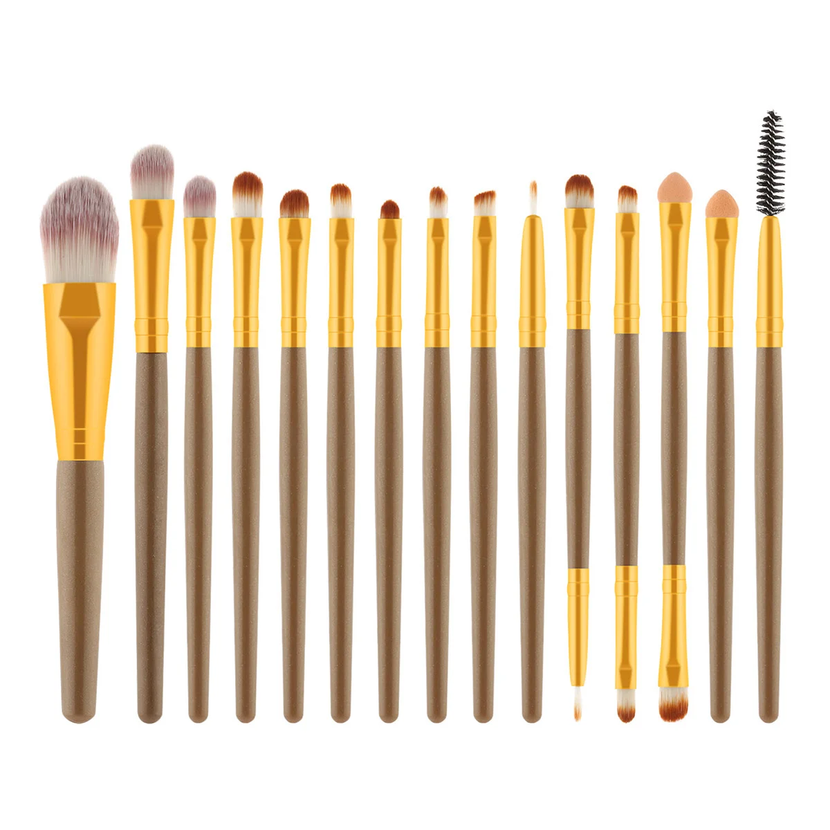 15pcs Makeup Kit Wooden Handle Pink White Nylon Bristles Cosmetics Powder Blush Brush ( -185) (Brown Handle)
15pcs Makeup Kit Wooden Handle Pink White Nylon Bristles Cosmetics Powder Blush Brush ( -185) (Brown Handle)