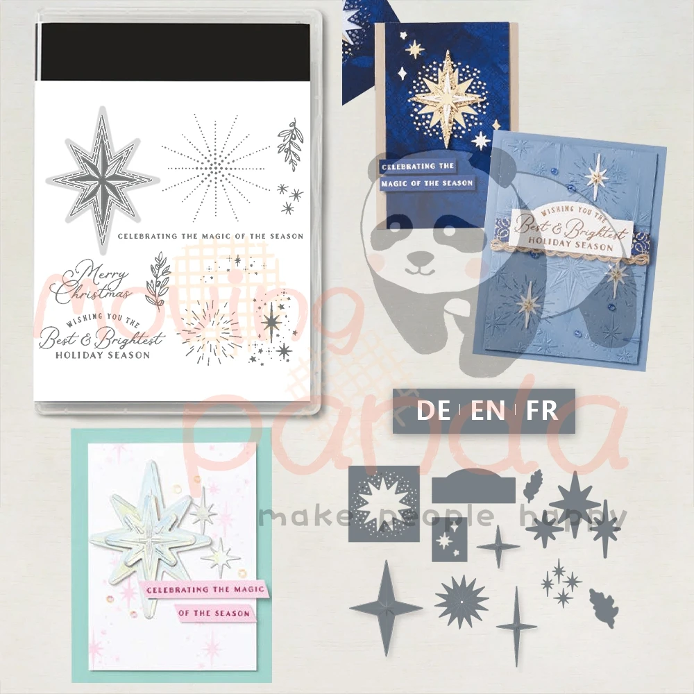 MP797 Christmas Star Metal Cutting Dies Clear Stamps For Diy Handmade Paper Card Scrapbooking Decorations Craft Knife Dies
MP797 Christmas Star Metal Cutting Dies Clear Stamps For Diy Handmade Paper Card Scrapbooking Decorations Craft Knife Dies